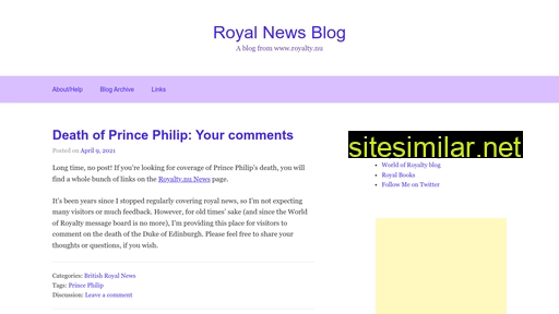 Royalnewsblog similar sites