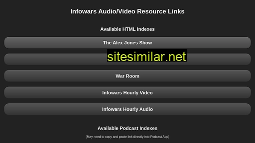 Infowars similar sites