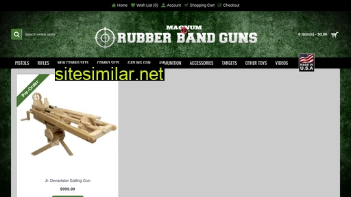 rubberbandguns.com alternative sites