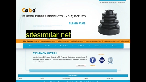rubberpartsexporters.com alternative sites
