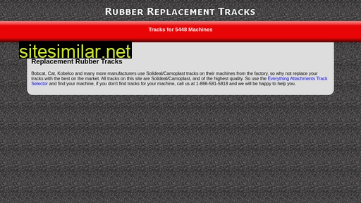 rubberreplacementtracks.com alternative sites