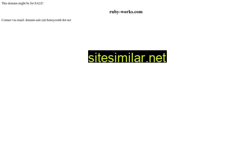 ruby-works.com alternative sites