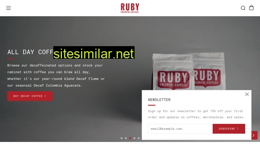 rubycoffeeroasters.com alternative sites