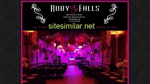 rubyfallscafenj.com alternative sites