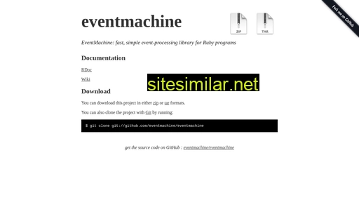 rubyeventmachine.com alternative sites