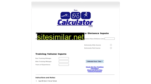 runcalculator.com alternative sites