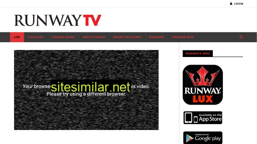 runwaytv.com alternative sites