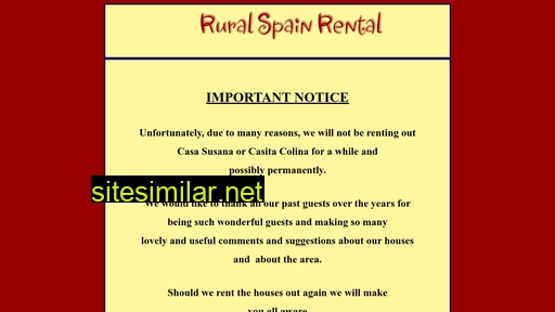 ruralspainrental.com alternative sites
