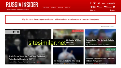 russia-insider.com alternative sites