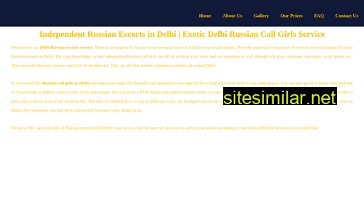 russianescorts-delhi.com alternative sites