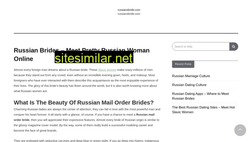 russiansbride.com alternative sites