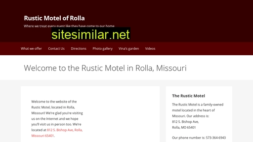 rusticmotelofrolla.com alternative sites
