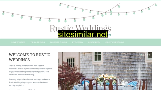 rusticweddings.com alternative sites