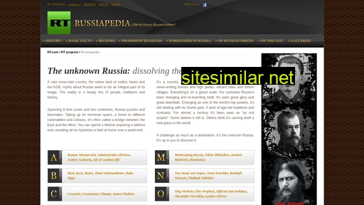 russiapedia.rt.com alternative sites
