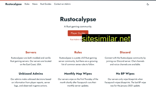 rustocalypse.com alternative sites