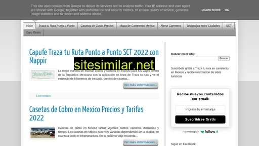 rutaspuntoapunto.blogspot.com alternative sites