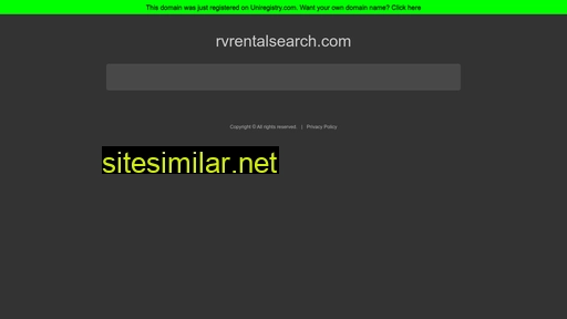 Rvrentalsearch similar sites