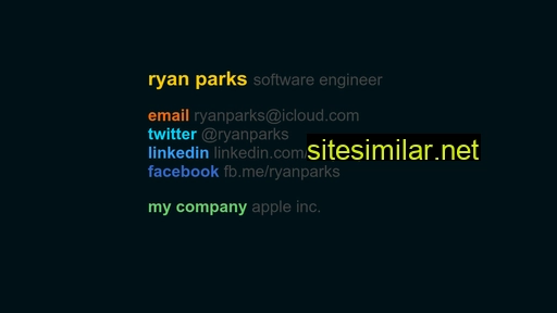 Ryanparks similar sites