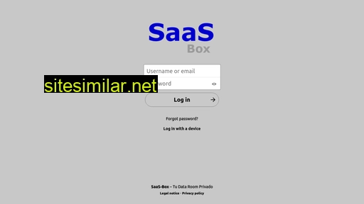 Saas-box similar sites