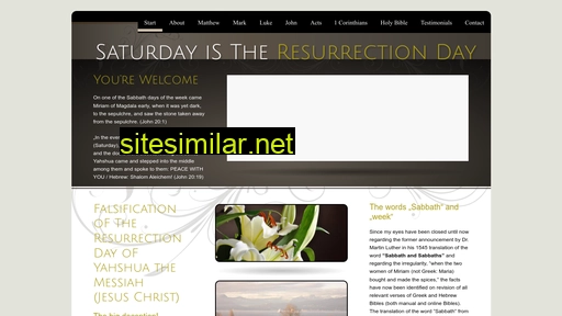 Sabbath-is-resurrectionday similar sites