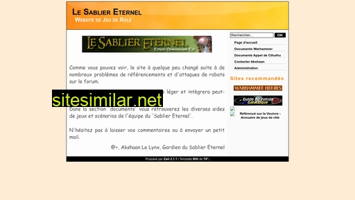 sablier-eternel.com alternative sites