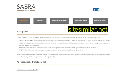 sabracapitalbr.com alternative sites