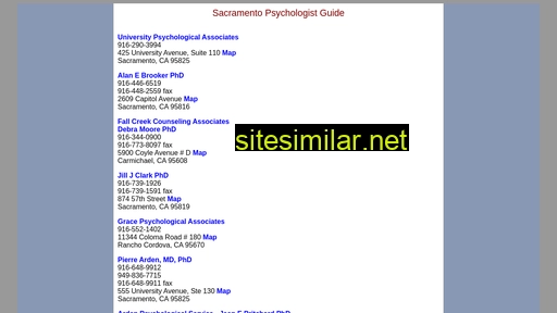 sacramento-psychologist.com alternative sites