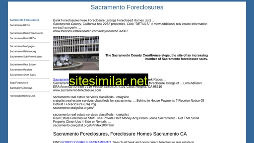 sacramento-real-estate-foreclosures.com alternative sites