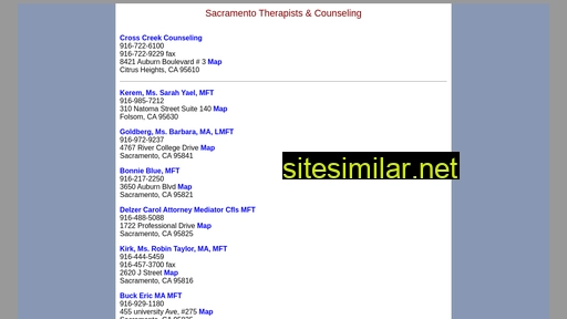 sacramento-therapists.com alternative sites
