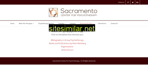Sacramentocenterforpsychotherapy similar sites