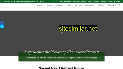 sacredheartretreathouse.com alternative sites