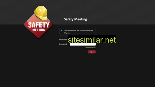 Safetymeetingportal similar sites