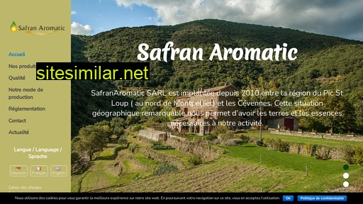 Safran-aromatic similar sites