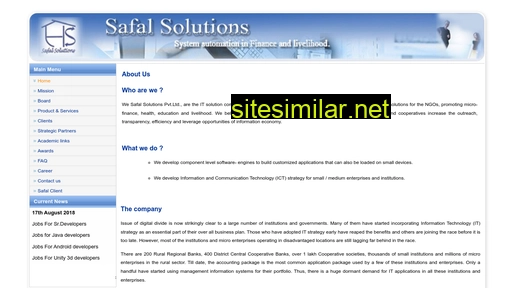 Safalsolutions similar sites