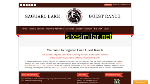 saguarolakeranch.com alternative sites