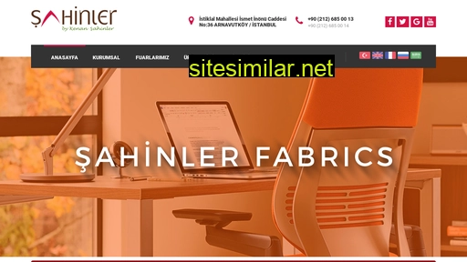 sahinlerfabrics.com alternative sites