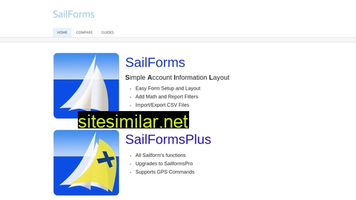 sailforms.com alternative sites