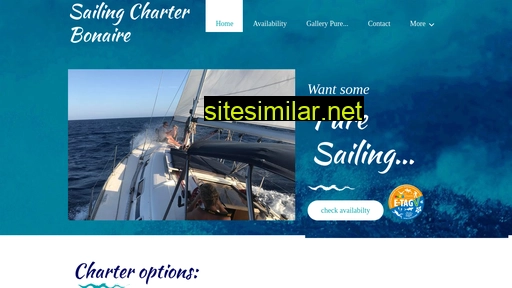 sailingcharterbonaire.com alternative sites