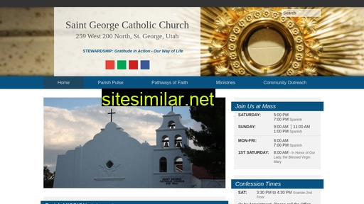 saintgeorgecatholics.com alternative sites