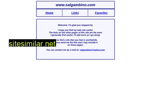 salgambino.com alternative sites