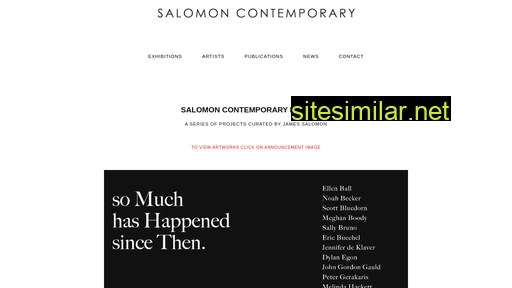 salomoncontemporary.com alternative sites