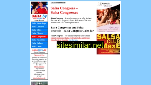 salsa-congress.com alternative sites