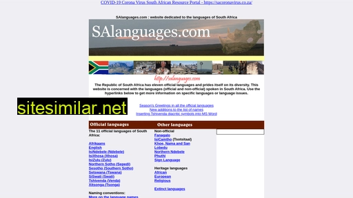salanguages.com alternative sites