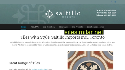 saltillo-tiles.com alternative sites