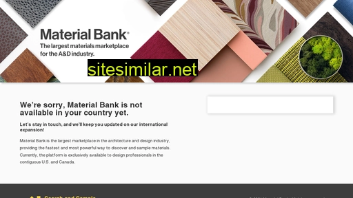 sample.materialbank.com alternative sites