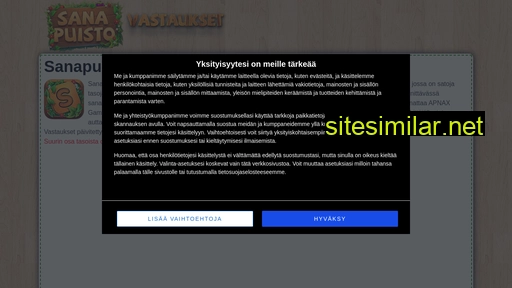 sanapuisto.com alternative sites