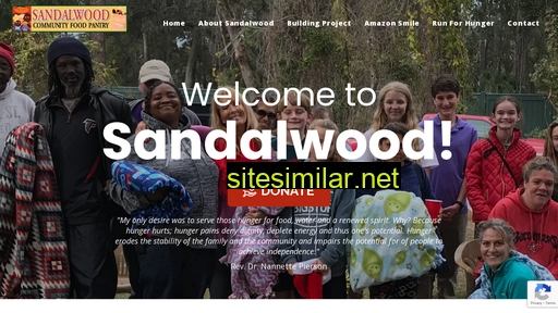 Sandalwoodfoodbank similar sites