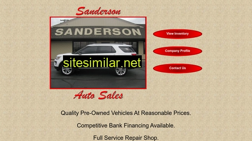 sandersonauto.com alternative sites