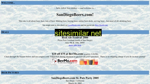 sandiegobeers.com alternative sites