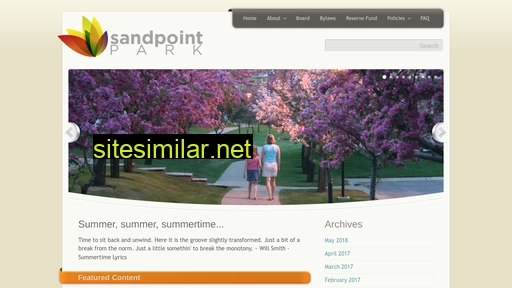 Sandpointpark similar sites